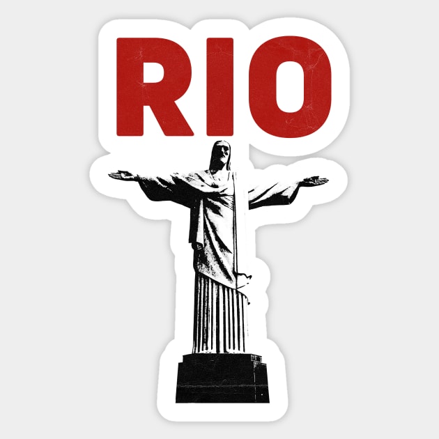 Rio De Janeiro Sticker by Paskwaleeno